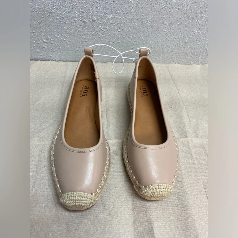 (1) Ana mint taupe Spadrille flat for women